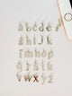 Buchstaben Mini Charm. Dein persönliches Statement fürs Smartphone.