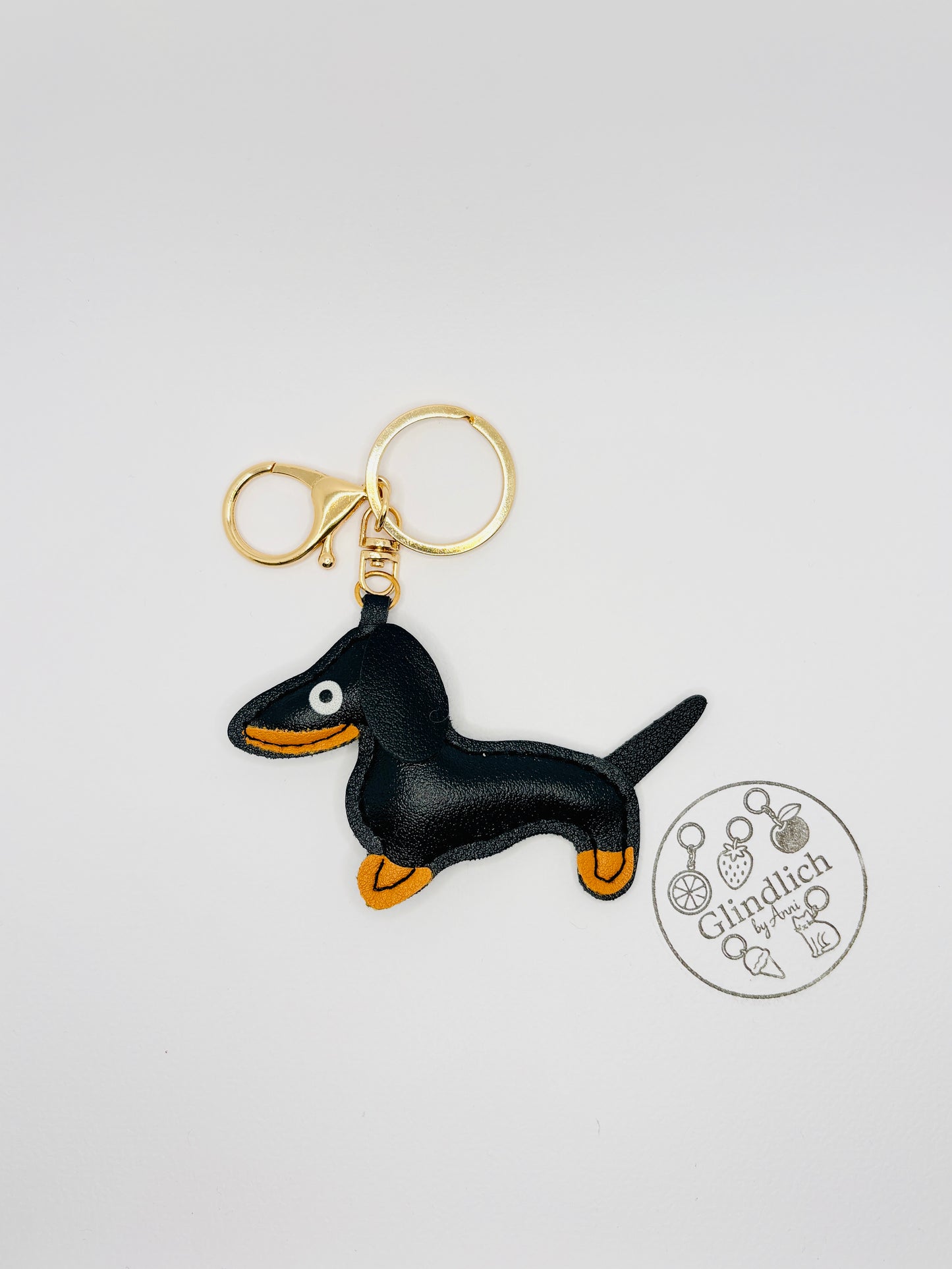 Dackel Bag Charm. Für alle, die treue Hundeliebe täglich zeigen.