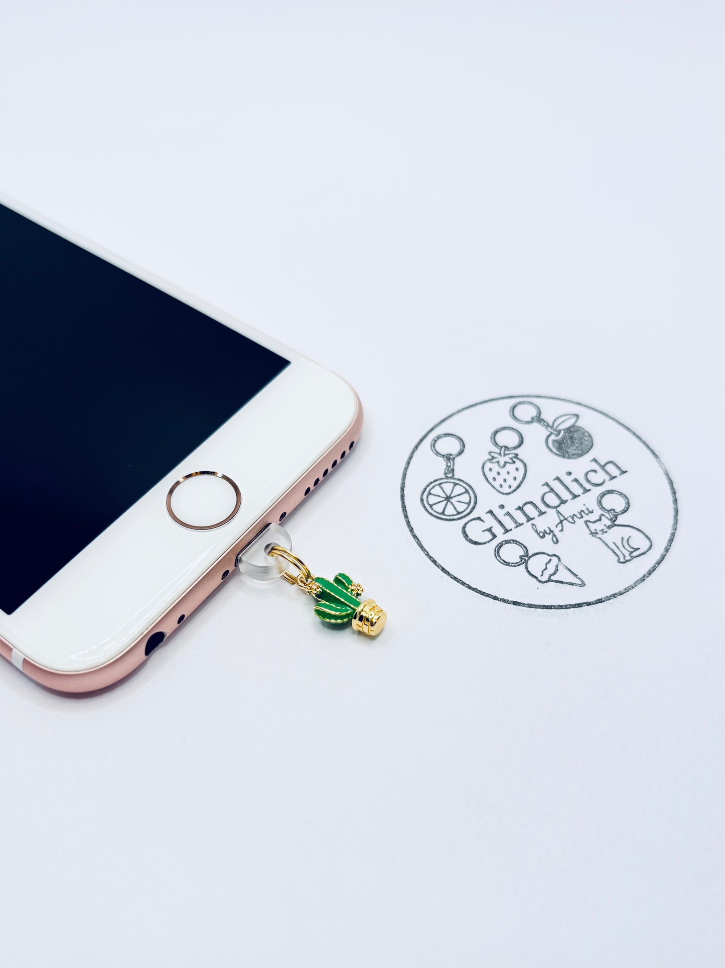 Kaktus Handy Charm. Sommervibes fürs Smartphone.