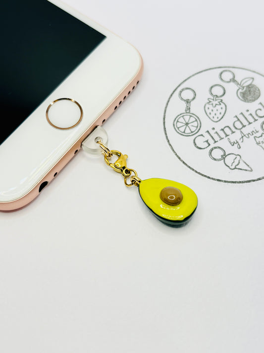 Avocado Handy Charm. Frische Lieblingsdetails fürs Smartphone.