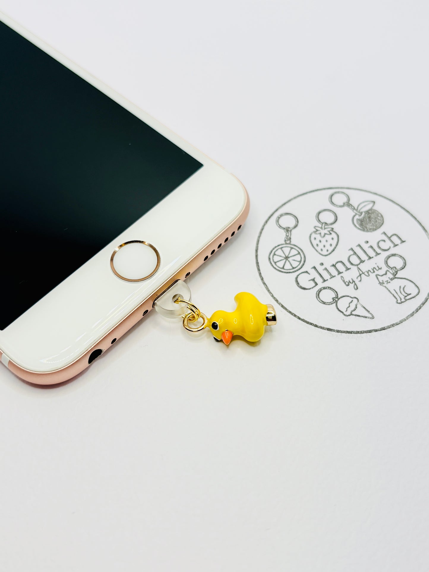 Ente Handy Charm. Heitere Unbeschwertheit fürs Smartphone.