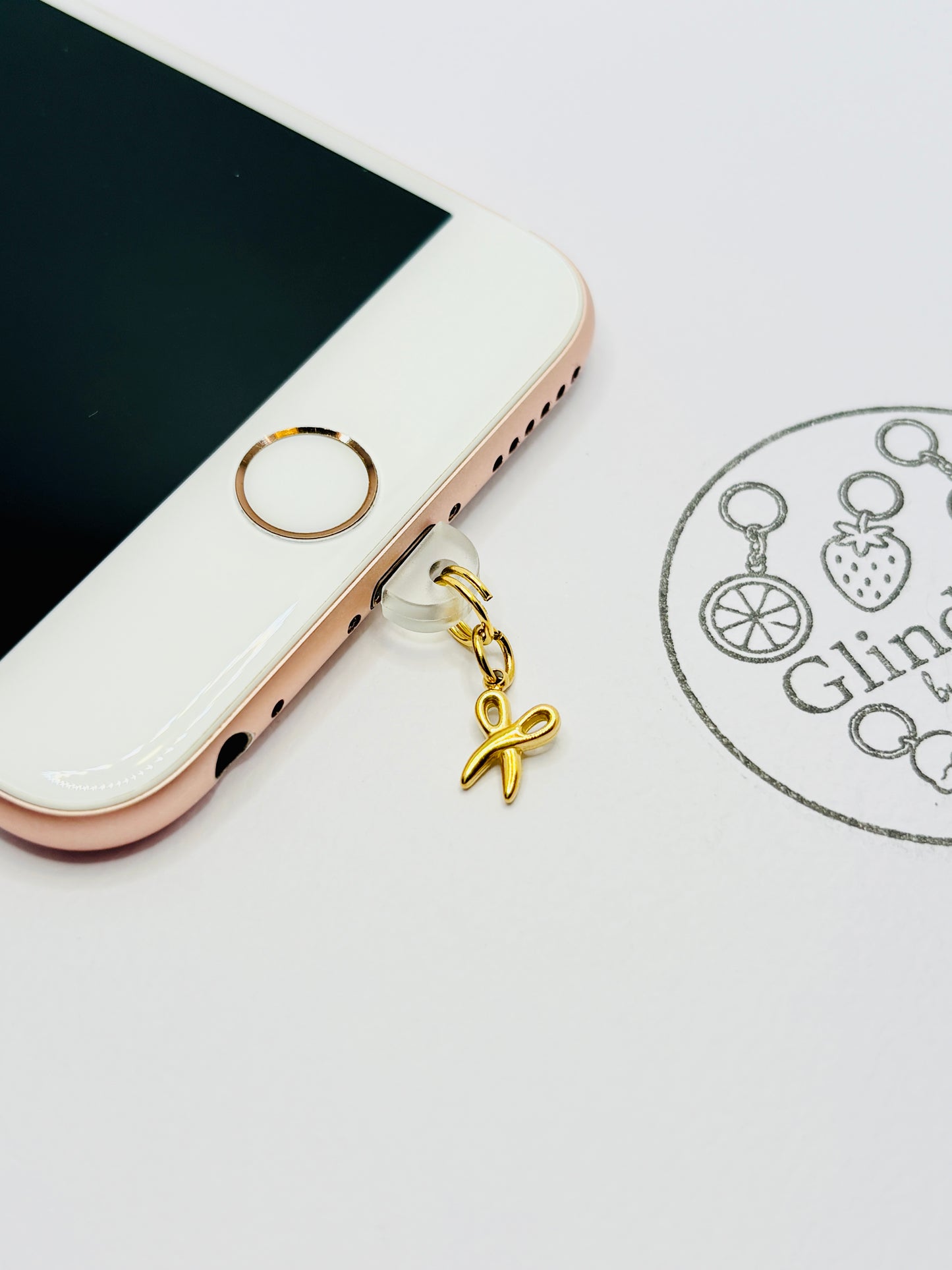 Schere Handy Charm. Kreative Energie fürs Smartphone.