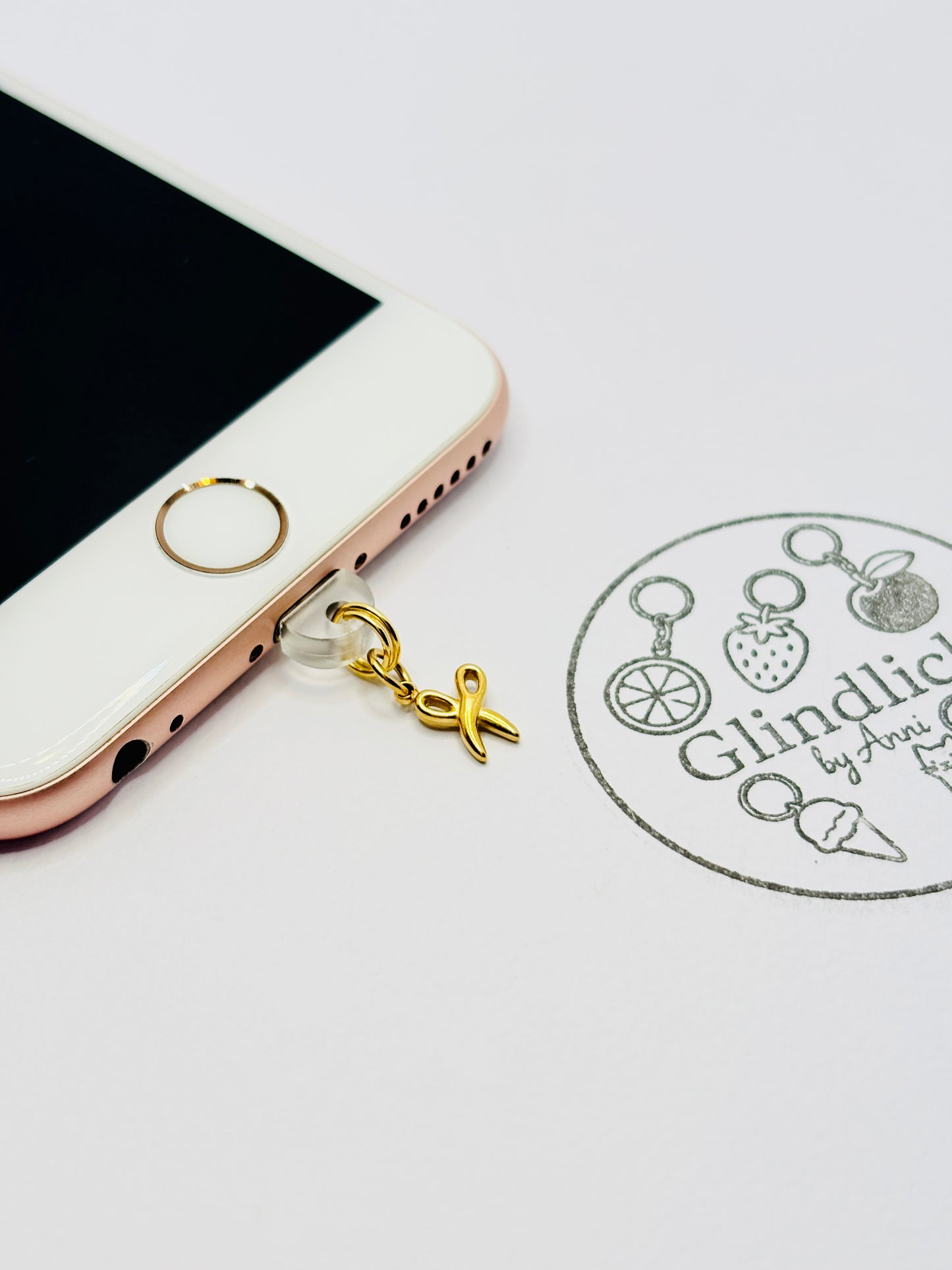 Schere Handy Charm. Kreative Energie fürs Smartphone.