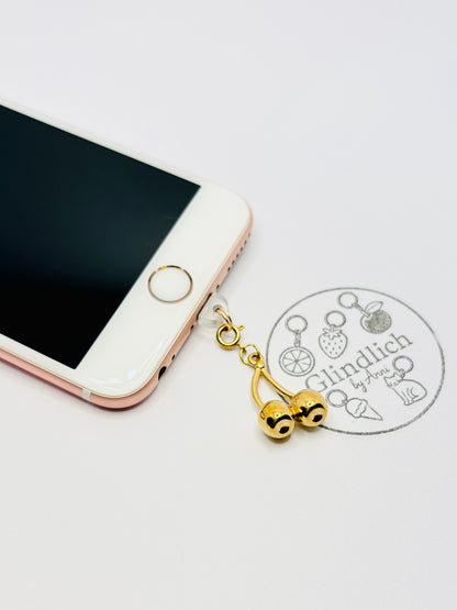 Kirschen Handy Charm. Süße Sommermomente fürs Smartphone.