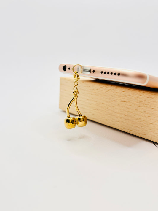 Kirschen Handy Charm. Süße Sommermomente fürs Smartphone.