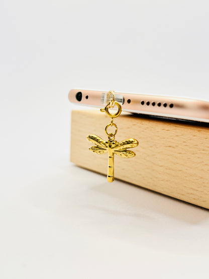 Libelle Handy Charm. Zarte Eleganz und Leichtigkeit fürs Smartphone.