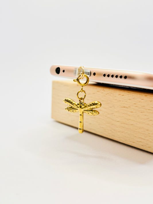 Libelle Handy Charm. Zarte Eleganz und Leichtigkeit fürs Smartphone.