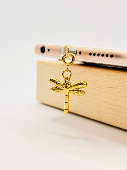 Libelle Handy Charm. Zarte Eleganz und Leichtigkeit fürs Smartphone.