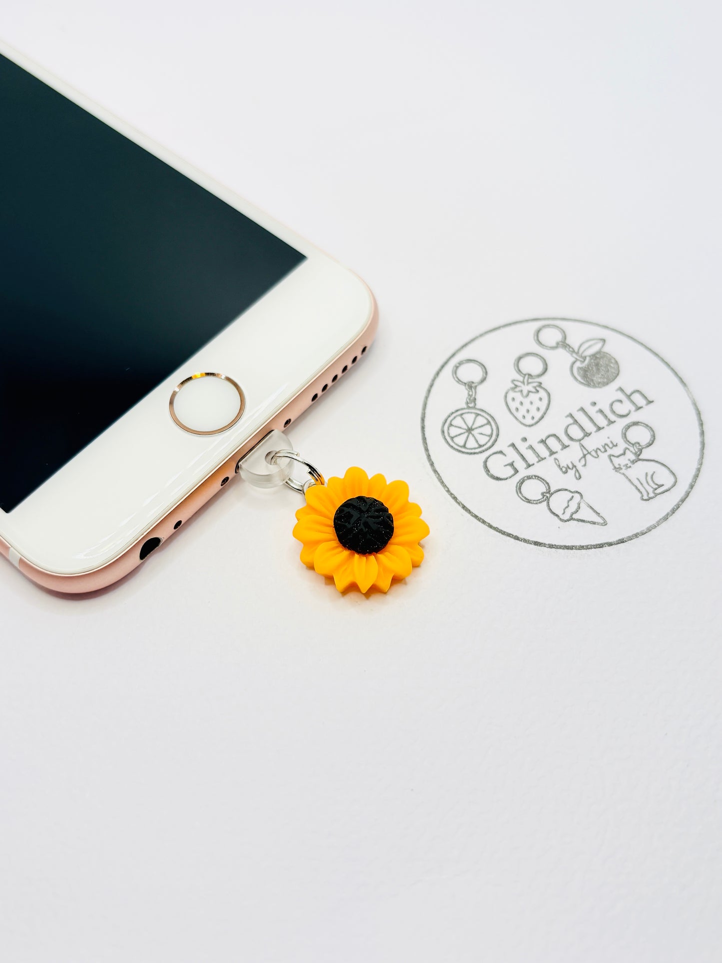 Sonnenblume Mini Charm. Für alle, die immer zur Sonne schauen.