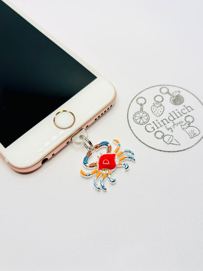 Krabbe Mini Charm. Für alle, die das Meer in sich tragen.