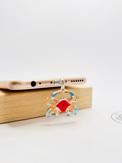 Krabbe Mini Charm. Für alle, die das Meer in sich tragen.