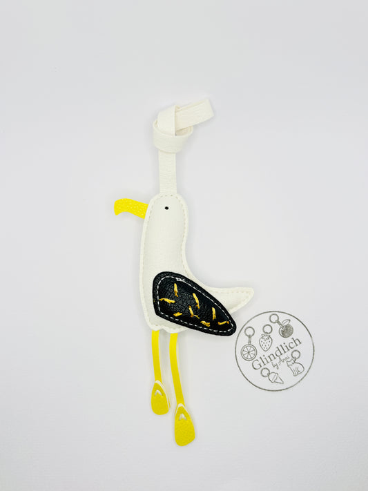 Möwe Bag Charm. Für alle, die das Meer im Herzen tragen.
