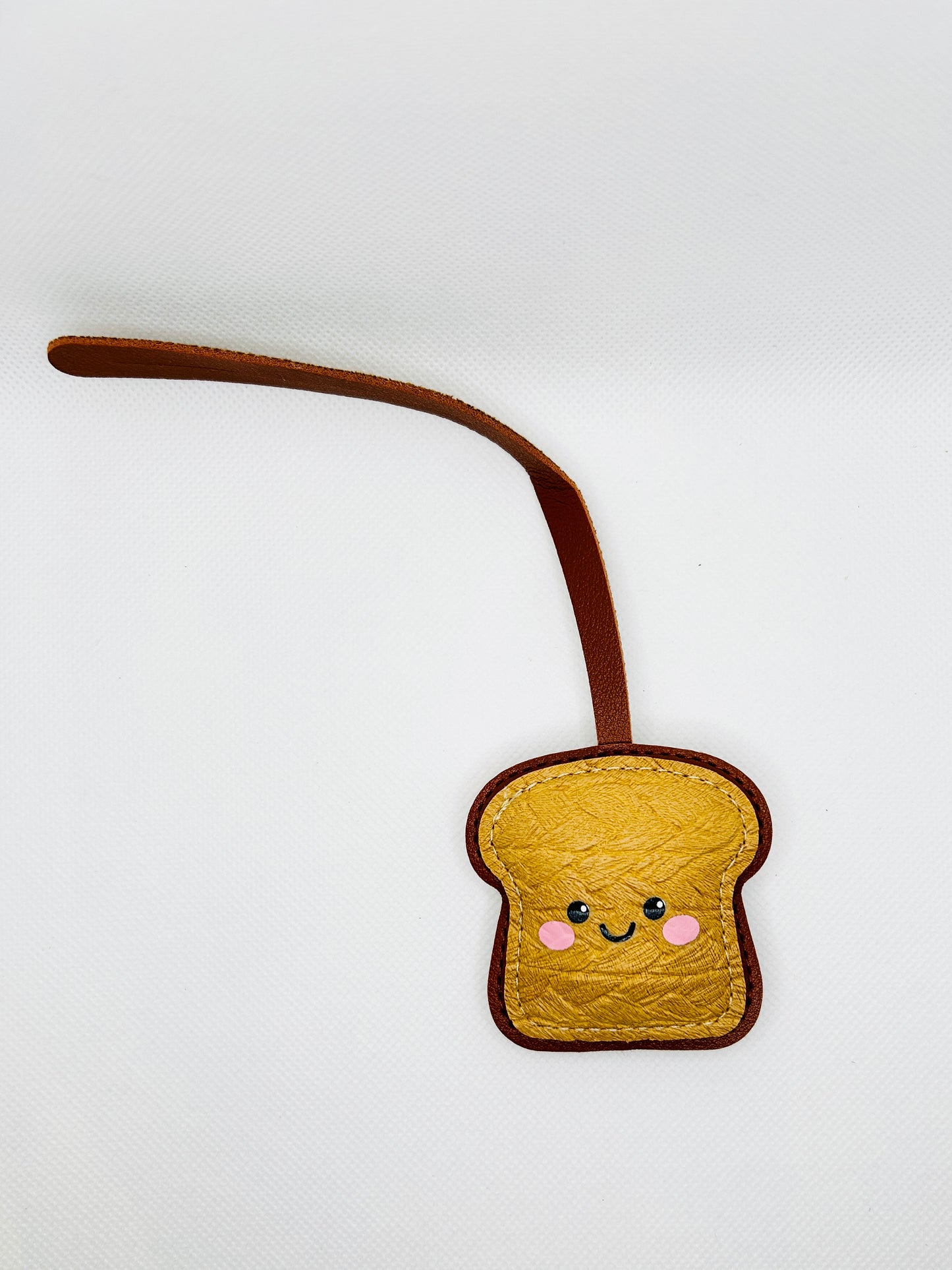 Toast Schlüsselanhänger süßes Brot Cartoon Taschenanhänger Geschenk für Frauen Kinder Rucksack Deko