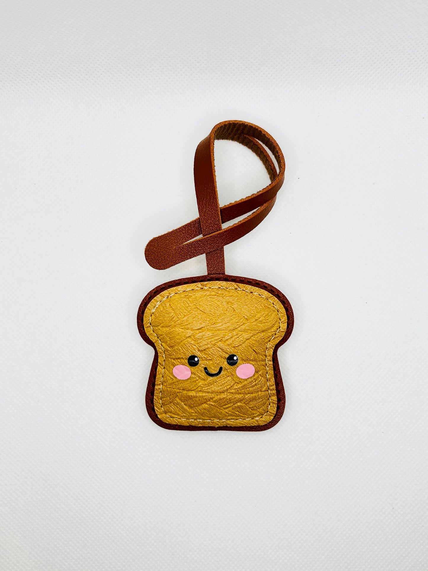 Toast Schlüsselanhänger süßes Brot Cartoon Taschenanhänger Geschenk für Frauen Kinder Rucksack Deko