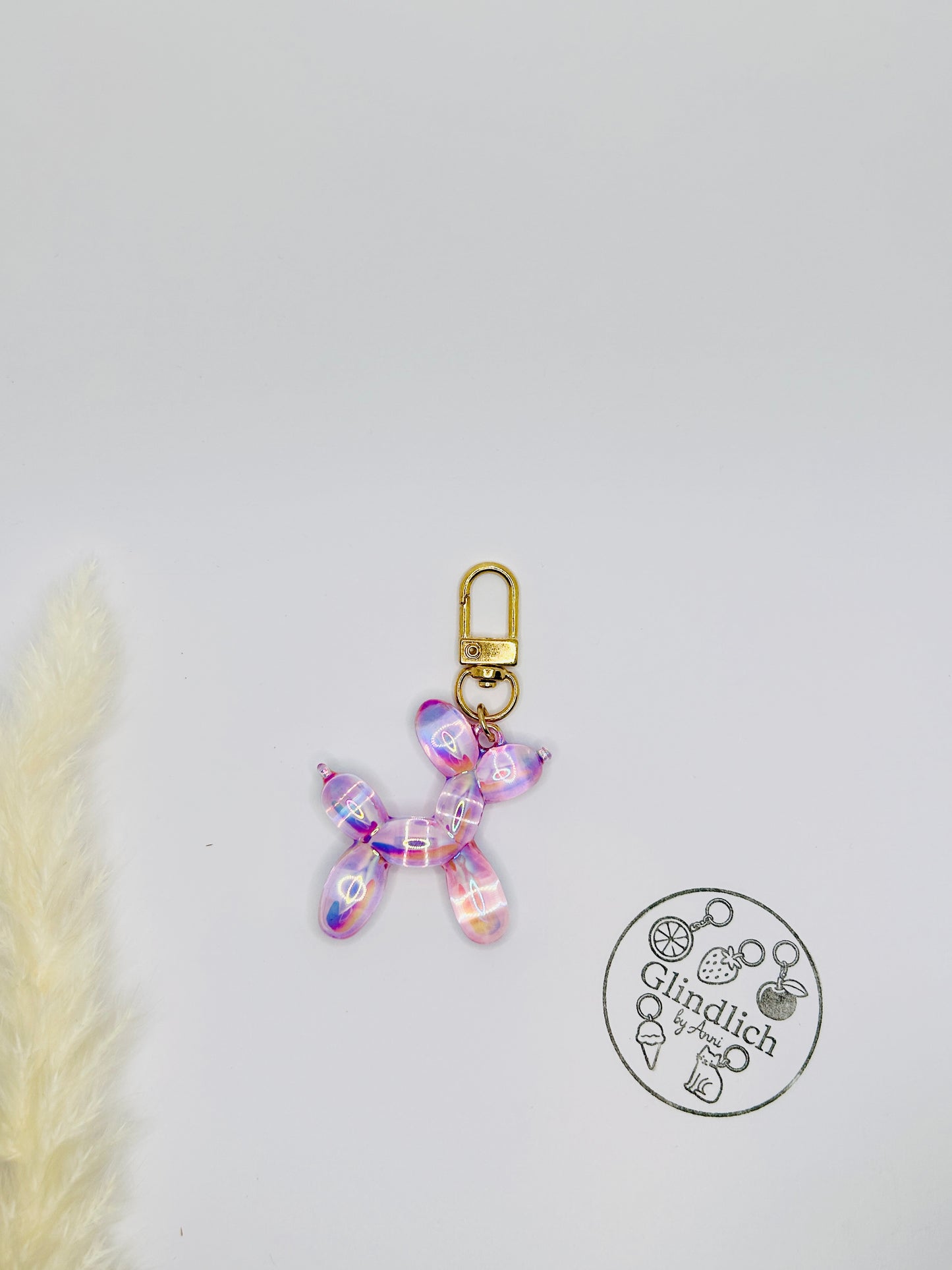 Balloon Dog Charm Anhänger für Taschen und Accessoires