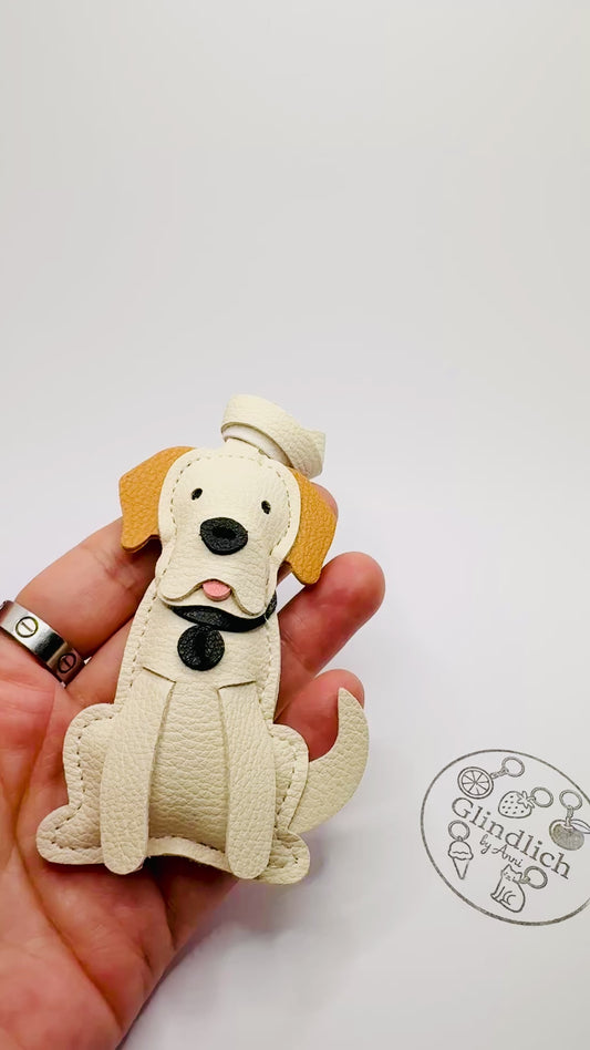 Hunde Schlüsselanhänger. Kunstleder Taschenanhänger. Rucksack Anhänger Hundeliebhaber Geschenk.